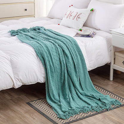 Cozy Knitted Blanket