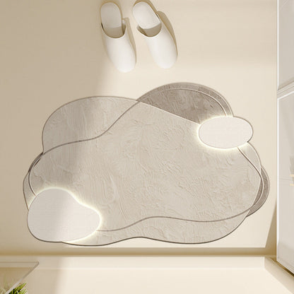 Floral-Inspired Decorative Bath Mat