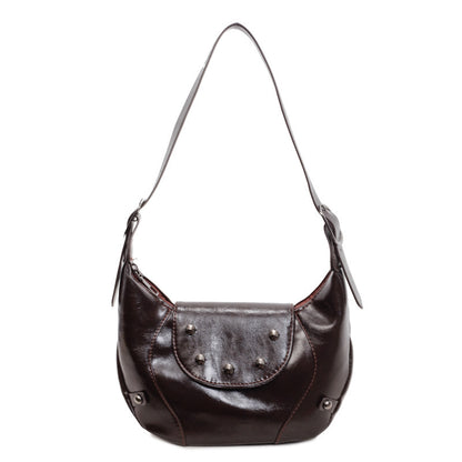 Stylish Leather Hobo Bag Acalora