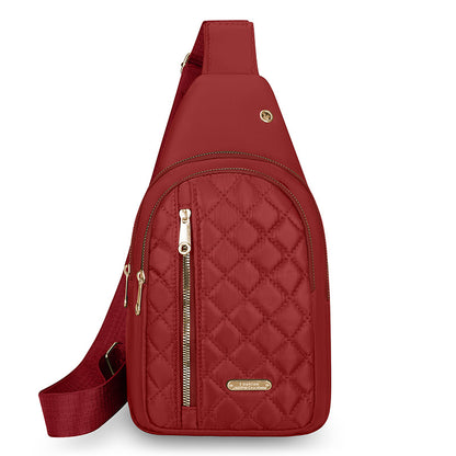 Quilted One-Shoulder Sling Bag Acalora