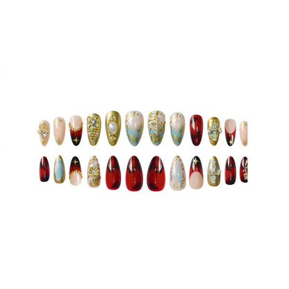 Artistic 3D Decorative Press-On Nails Acalora