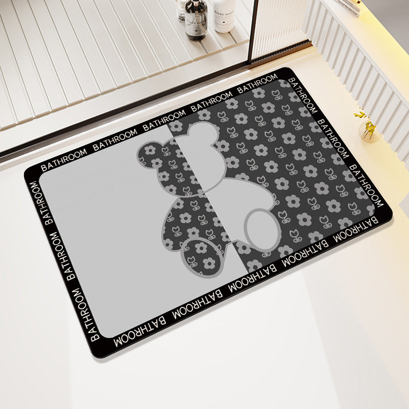 Cute Cartoon-Themed Bath Mat Acalora