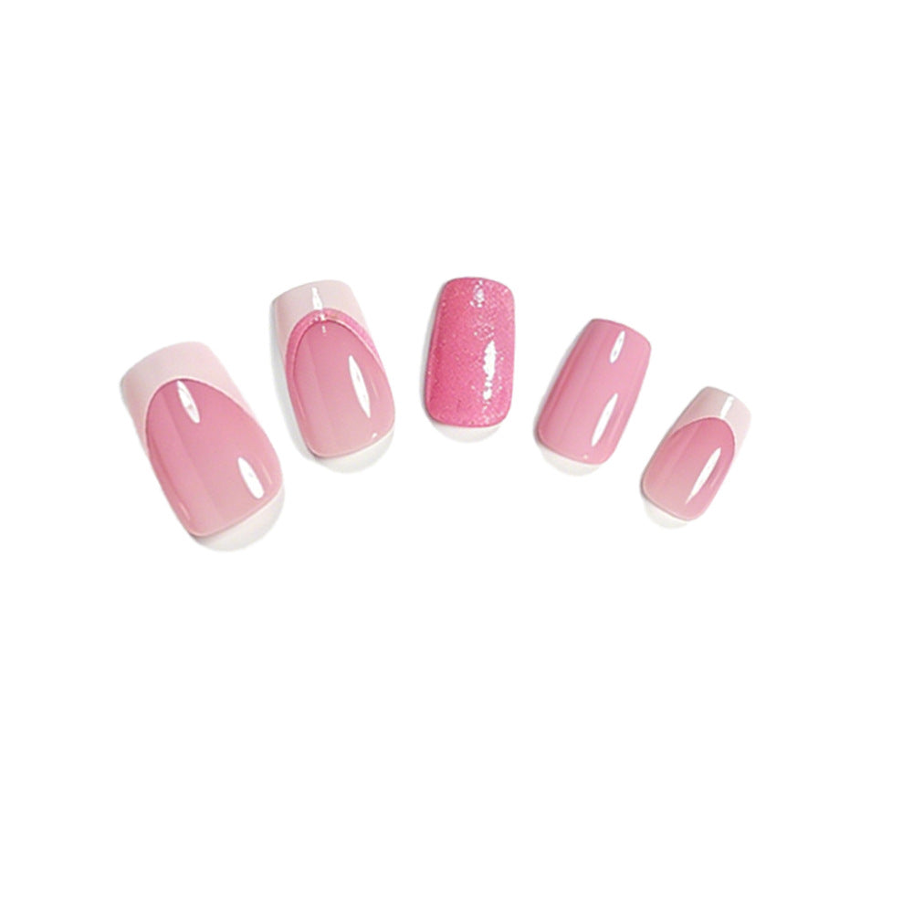 Elegant Long Square Press-On Nail Set Acalora