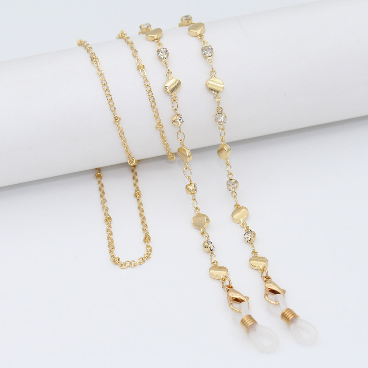 Elegant Crystal-Embellished Eyewear Chain Acalora 1788159829