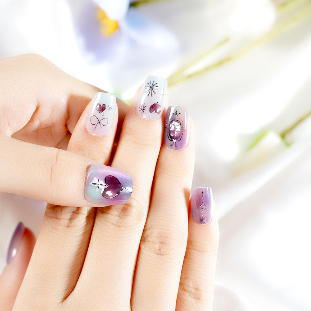 Premium Artistic Press-On Nail Set Acalora