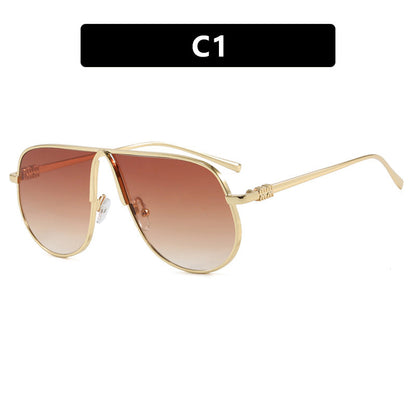 Women's Aviator sunglasses with high-quality metal frame and polarized lenses Karnz
