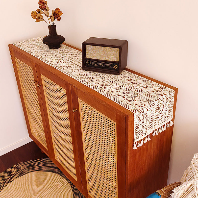 Elegant Crochet Lace Table Runner