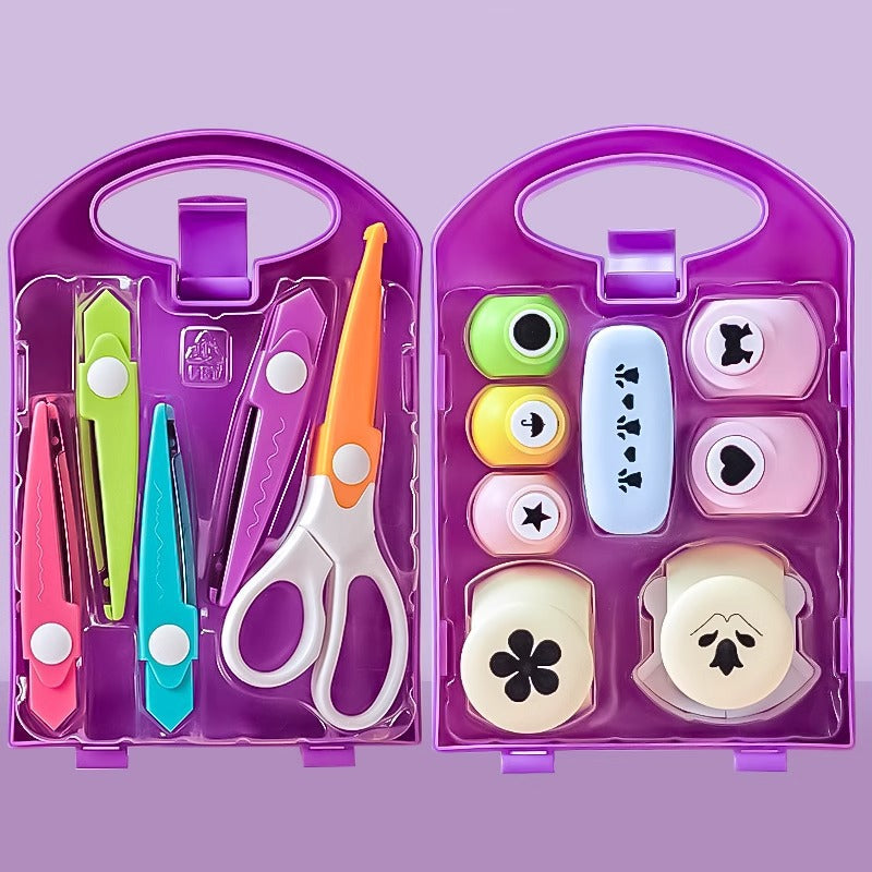 BowLift | Safe Craft Scissors and Punch Set for Children