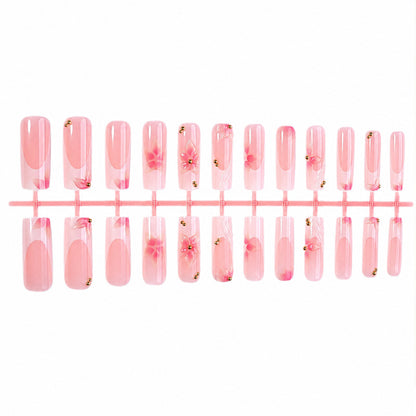 Elegant Decorative Press-On Nails Kit Acalora