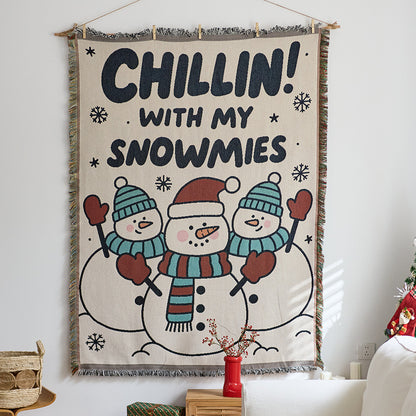 Cozy Graphic Tapestry Throw Blanket