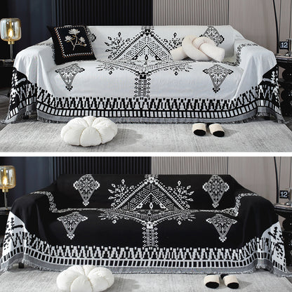 Decorative Thick Woven Sofa Throw Cover