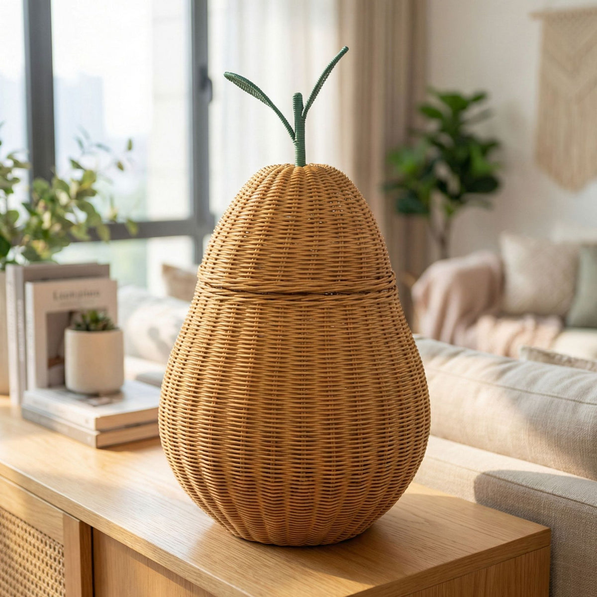 Creative storage basket in pear shape Acalora