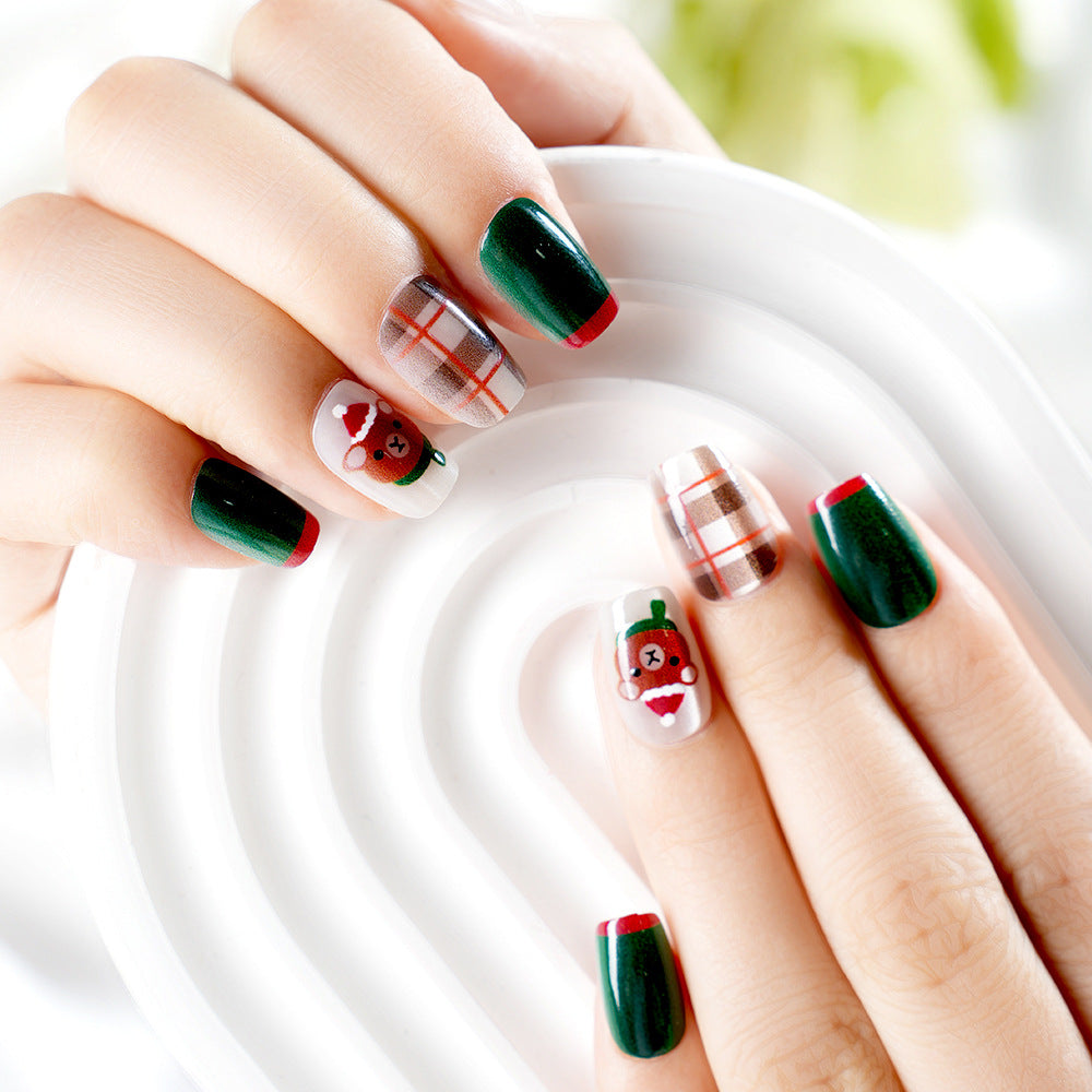 Festive Themed Press-On Nail Set Acalora