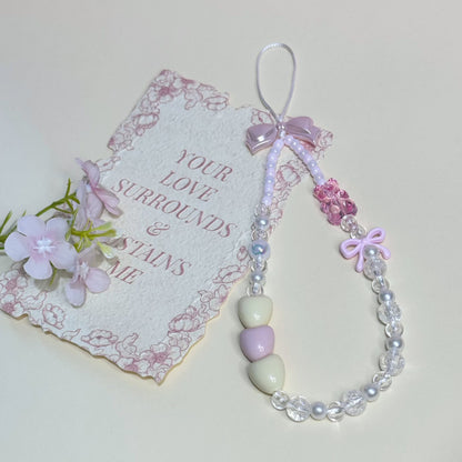 Beaded Charm Phone Strap Acalora