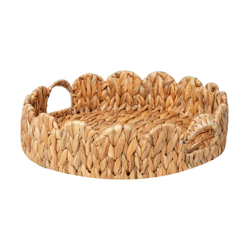Decorative Storage Basket Made of Woven Natural Material Acalora