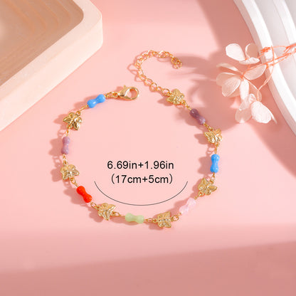 Colorful Star Charm Bracelet Acalora