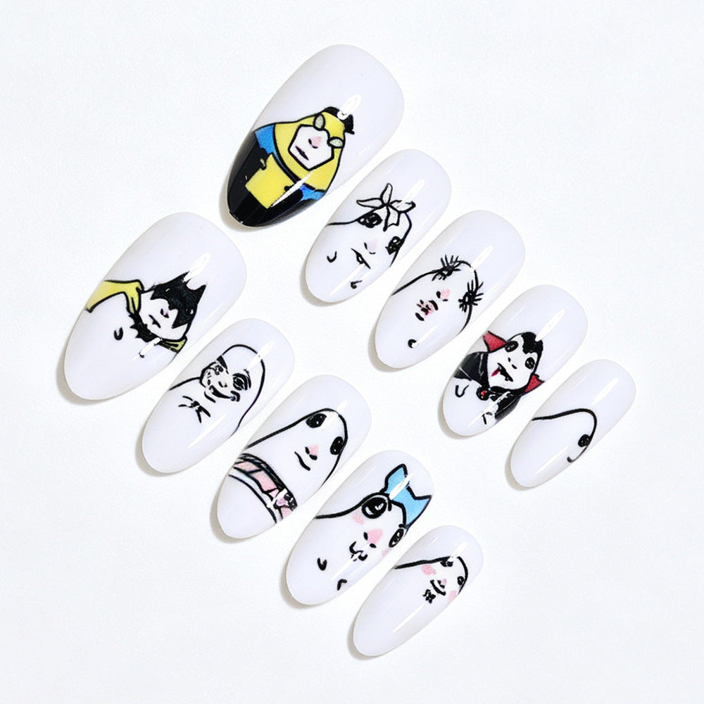 Whimsical Character Nail Art Tips Acalora
