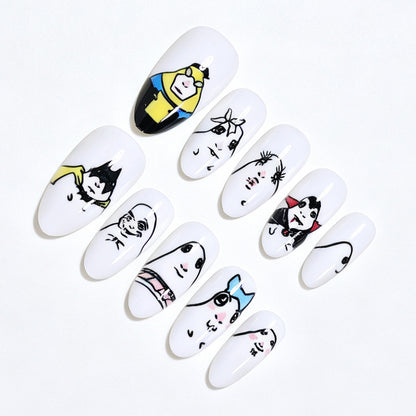 Whimsical Character Nail Art Tips Acalora