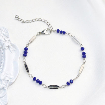 Unique Beaded Chain Bracelet Acalora