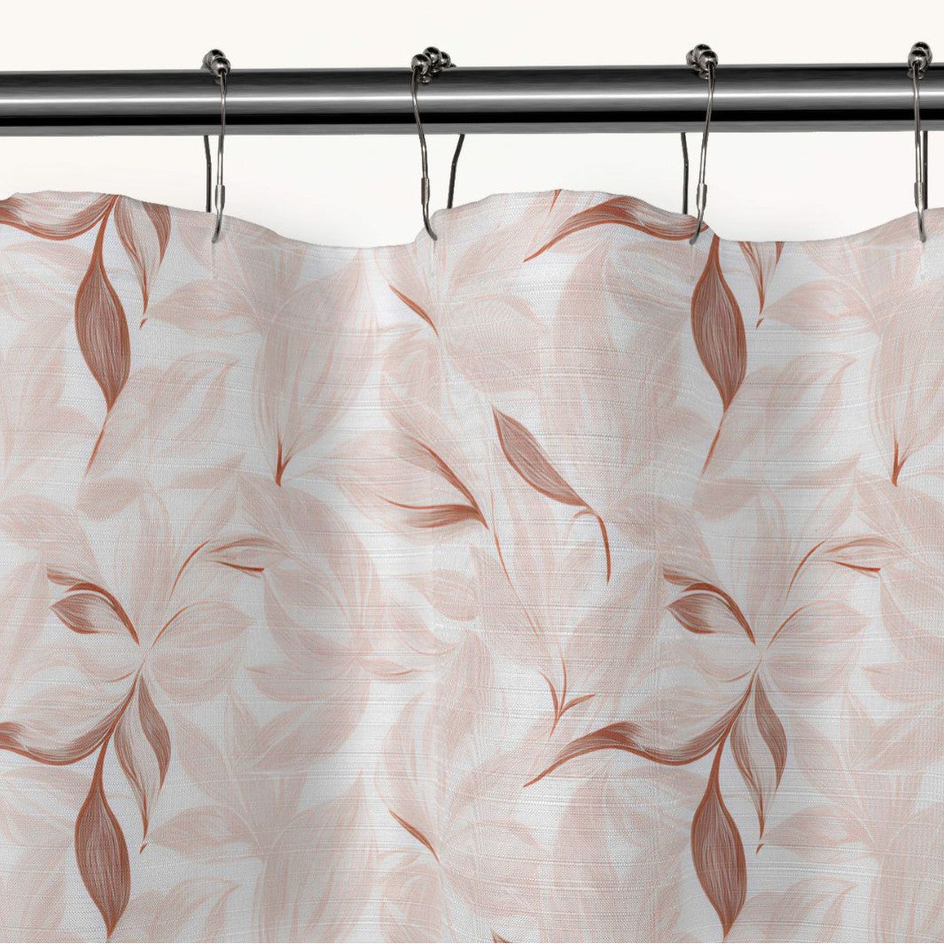 Artistic Floral Print Shower Curtain
