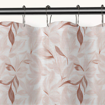 Artistic Floral Print Shower Curtain