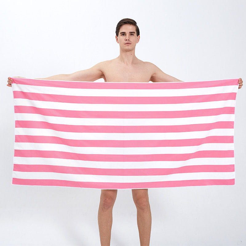 Beach towel with modern, wide stripe pattern Kalsten