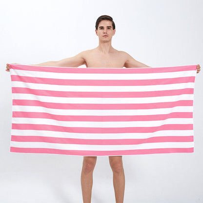 Beach towel with modern, wide stripe pattern Kalsten