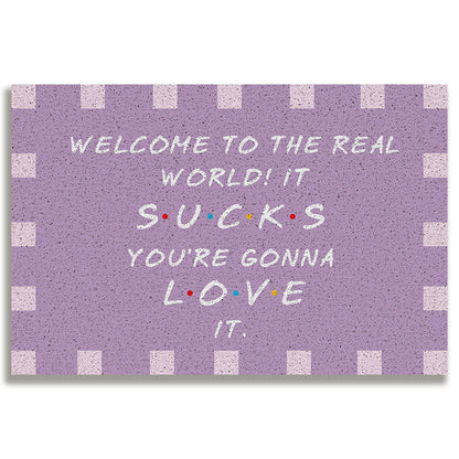 Whimsical Welcome Door Mat