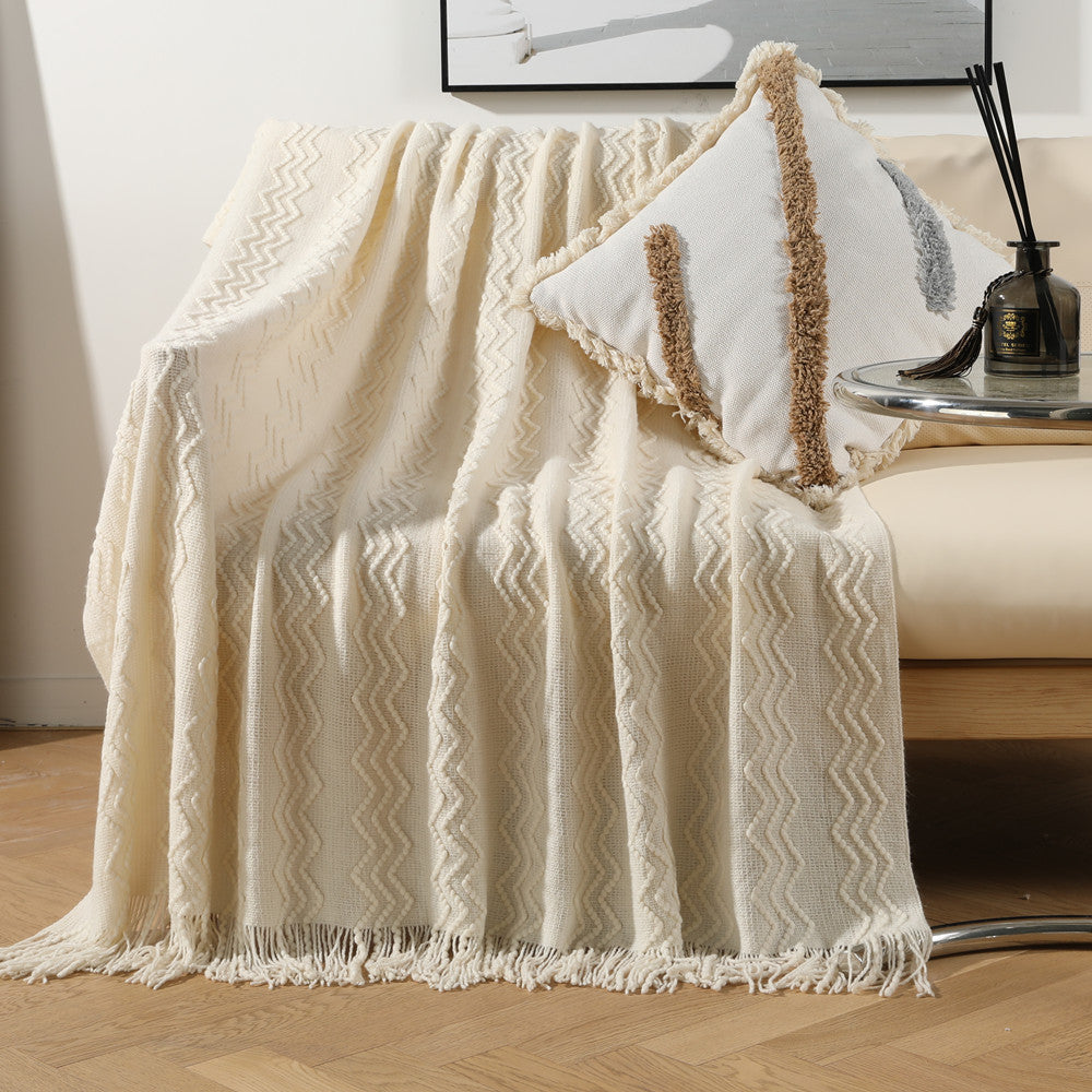 Unisex Stylish Textured Throw Blanket