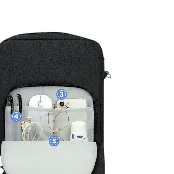 Unisex Modern Laptop Bag with Multiple Compartments and Ergonomic Carrying System Karnz