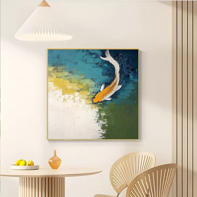 Decorative Koi Fish Canvas Art