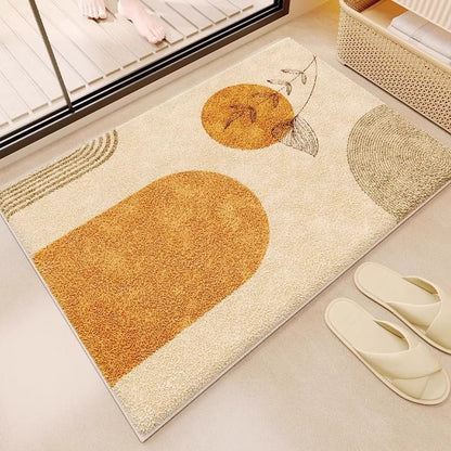 Contemporary Abstract Bath Rug