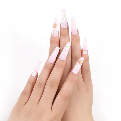 Luxury style artificial nails with intricate decorations Acalora
