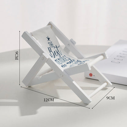 Miniature Beach Chair Figurine