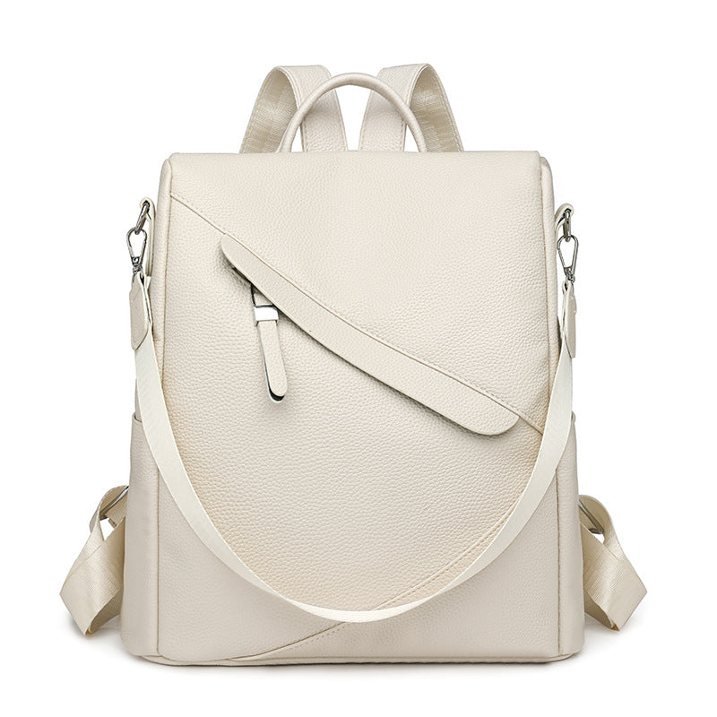 Elegant Leather Laptop Backpack Acalora