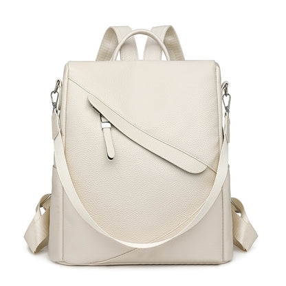 Elegant Leather Laptop Backpack Acalora