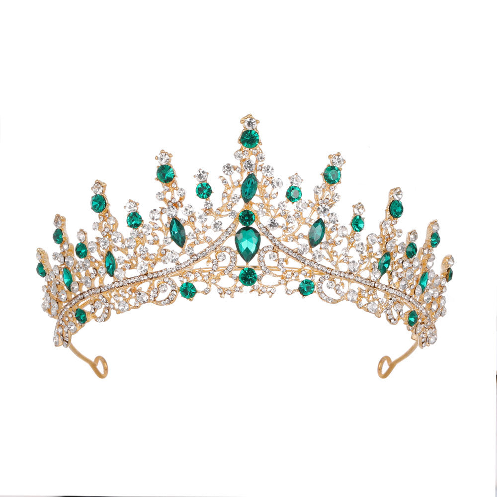 Ladies' Rhinestone Tiara with sparkling gemstone wreath