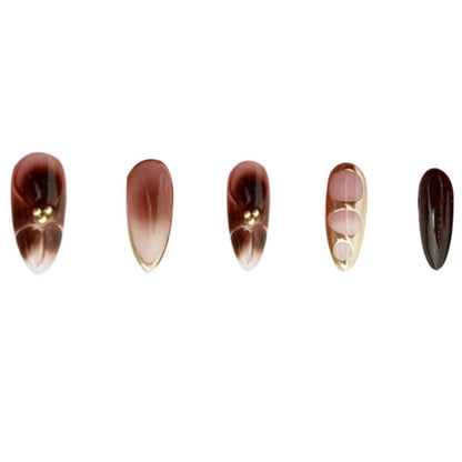 Decorative Press-On Nail Art with Unique Design Acalora