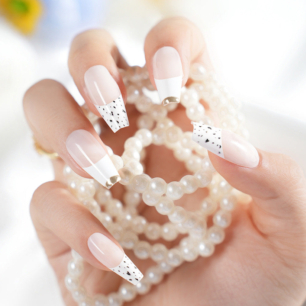 French Tip Decorative Nail Set Acalora