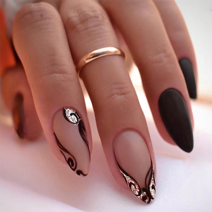 Elegant Matte Press-On Nail Set Acalora