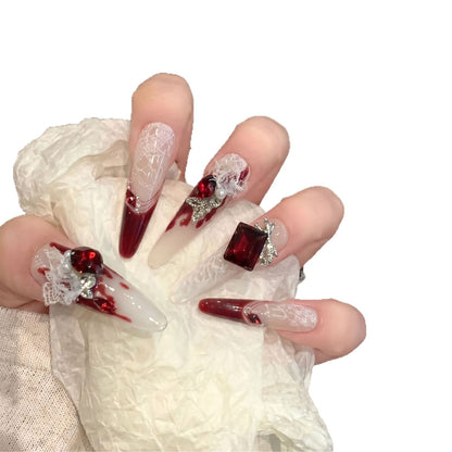 Elegant Decorative Press-On Nail Art Set Acalora