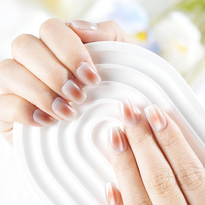 Glossy Press-On Nail Art Set Acalora