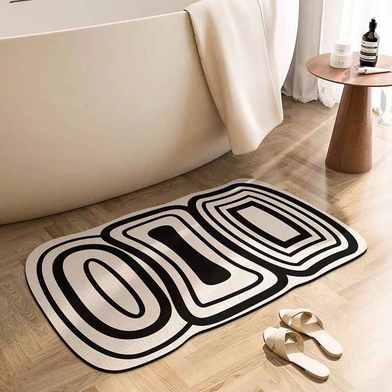 Abstract Shaped Bath Mat