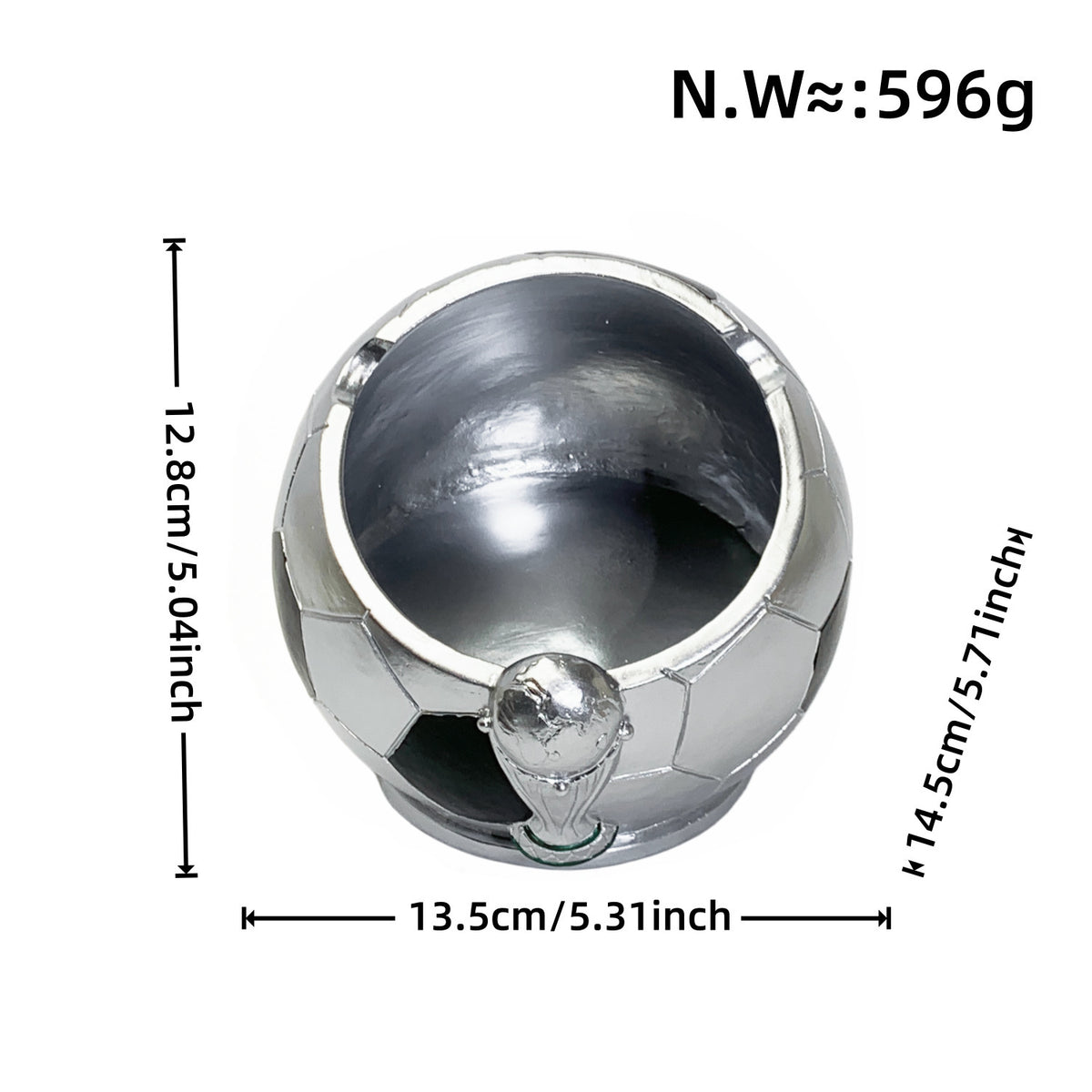 Decorative figure football with shiny surface Acalora