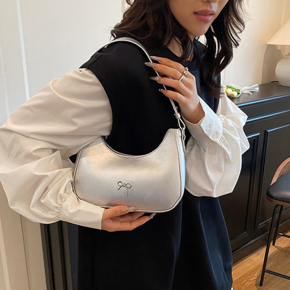 Stylish Bow Detail Shoulder Bag Acalora