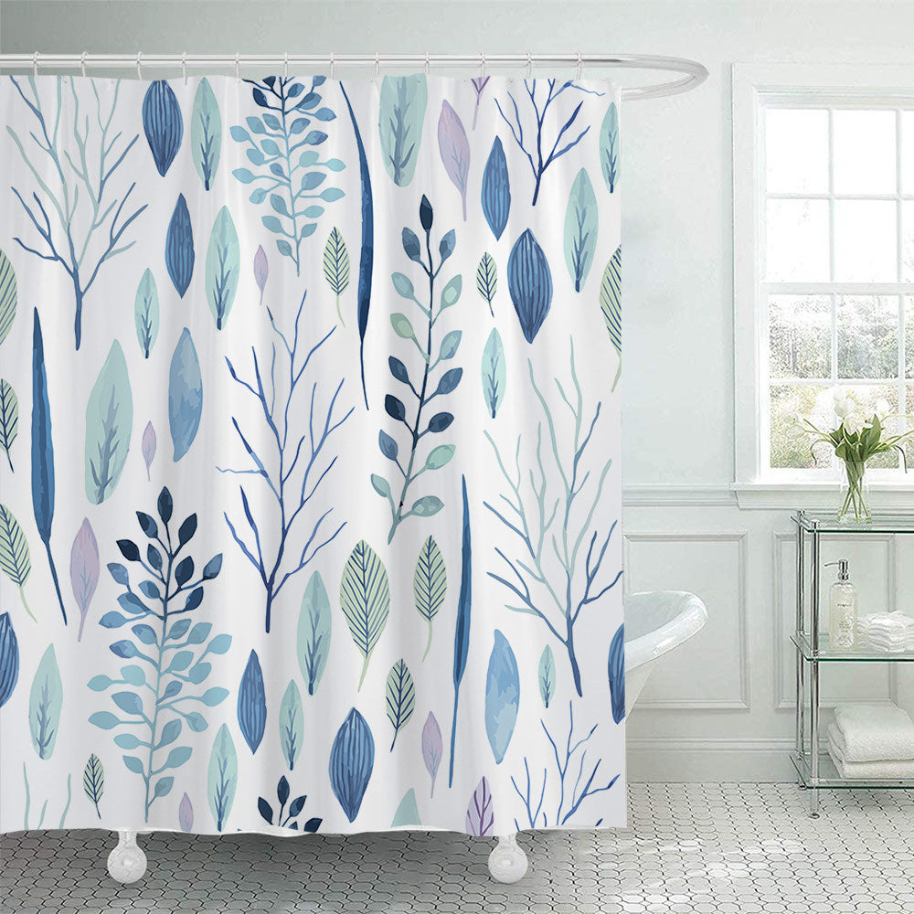 Botanical Illustration Shower Curtain