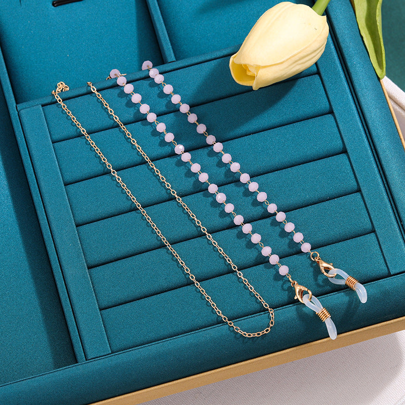 Elegant Beaded Eyewear Chain Acalora 1788164382
