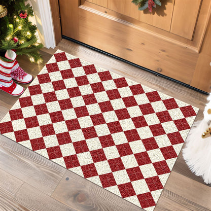 Festive Holiday-Themed Door Mat