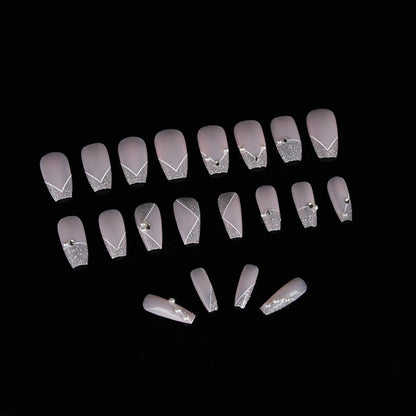 Elegant Matte Finish Press-On Nail Tips Acalora