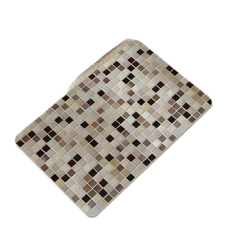 Mosaic Design Bath Mat